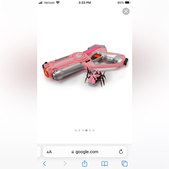 COPY - Dynasty Toys Laser Tag Blaster and Robot Nano Bug Striker Pack- Pink - Picture 5 of 6